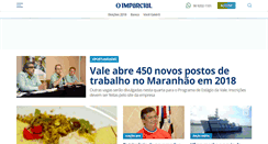 Desktop Screenshot of oimparcial.com.br
