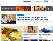 Tablet Screenshot of oimparcial.com.br